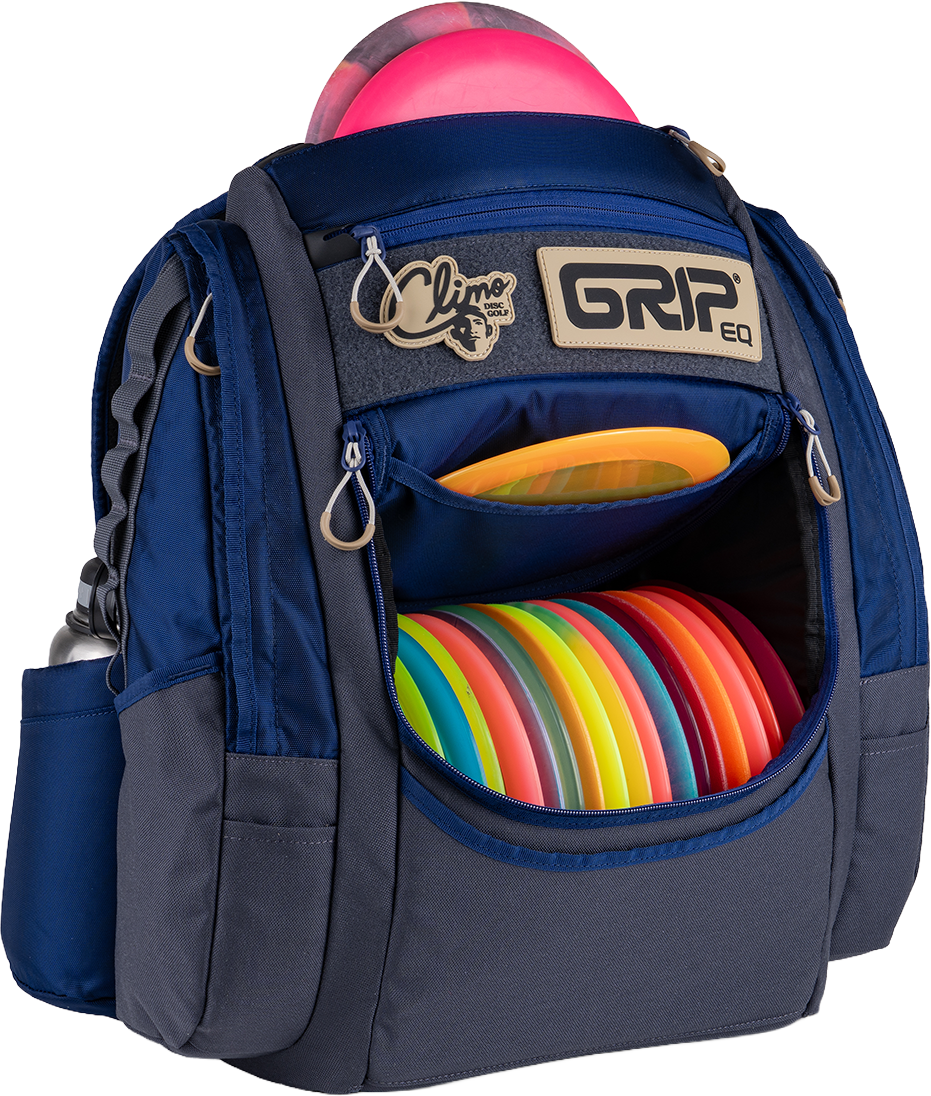 Climo Disc Golf GripEQ Ken Climo ATS Signature Series Backpack Disc Golf Bag