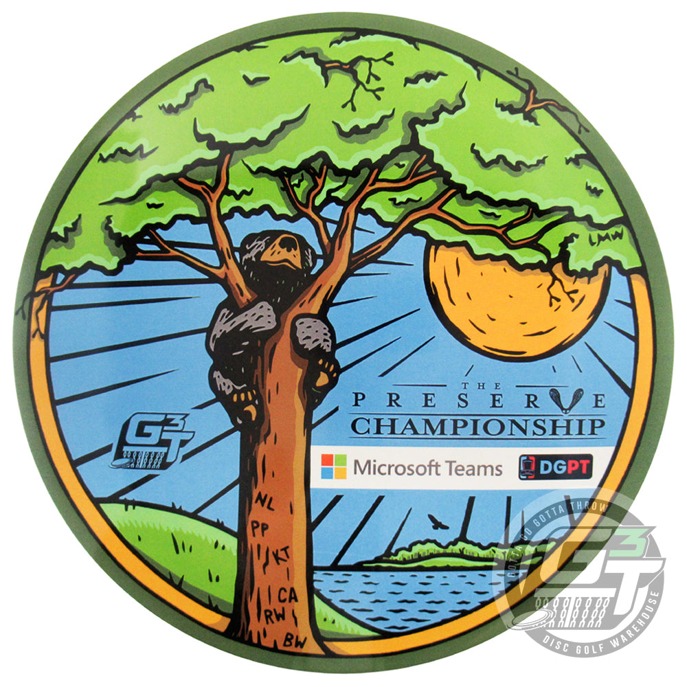 Discraft Limited Edition 2024 Preserve Championship SuperColor ESP Buzzz Midrange Golf Disc - Gotta Go Gotta Throw
