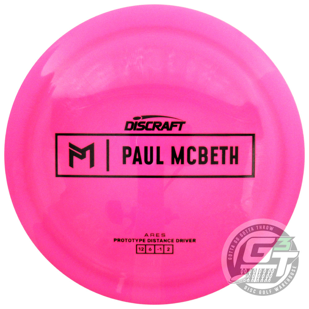 Discraft Limited Edition Prototype Paul McBeth Signature ESP Ares Distance Driver Golf Disc
