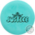 Dynamic Discs Limited Edition Bubbled Stamp Moonshine Glow Classic Soft Justice Midrange Golf Disc