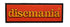 Discmania Bar Logo Velcro Disc Golf Patch