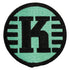 Kastaplast K Logo 2.25" Iron-On Disc Golf Patch