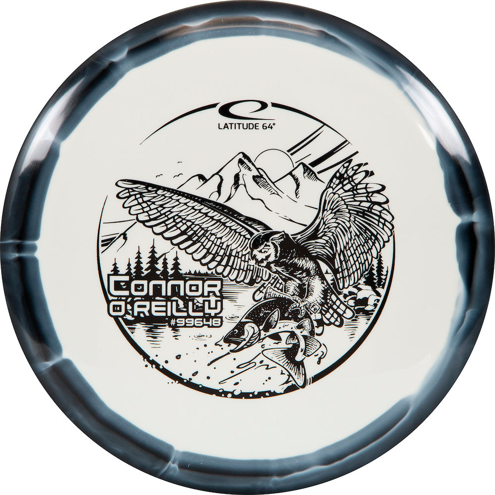 Latitude 64 Limited Edition 2023 Team Series Connor O'Reilly Gold Orbit River Fairway Driver Golf Disc