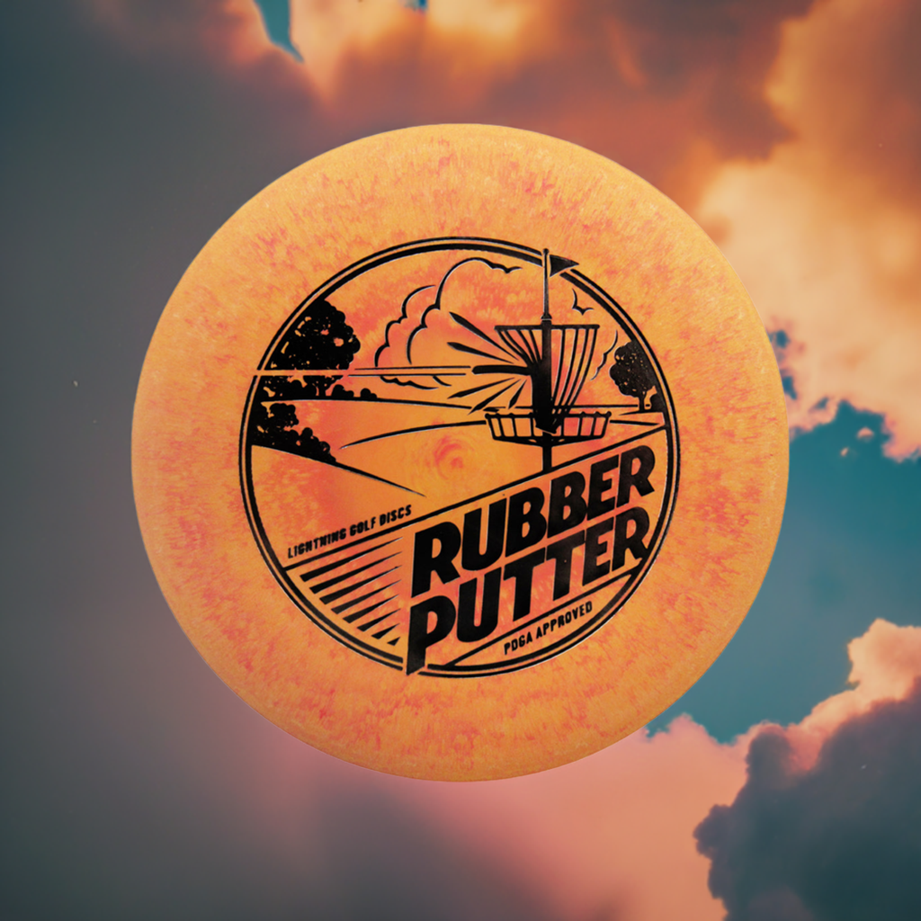 Lightning Standard Rubber Putter Golf Disc - Gotta Go Gotta Throw