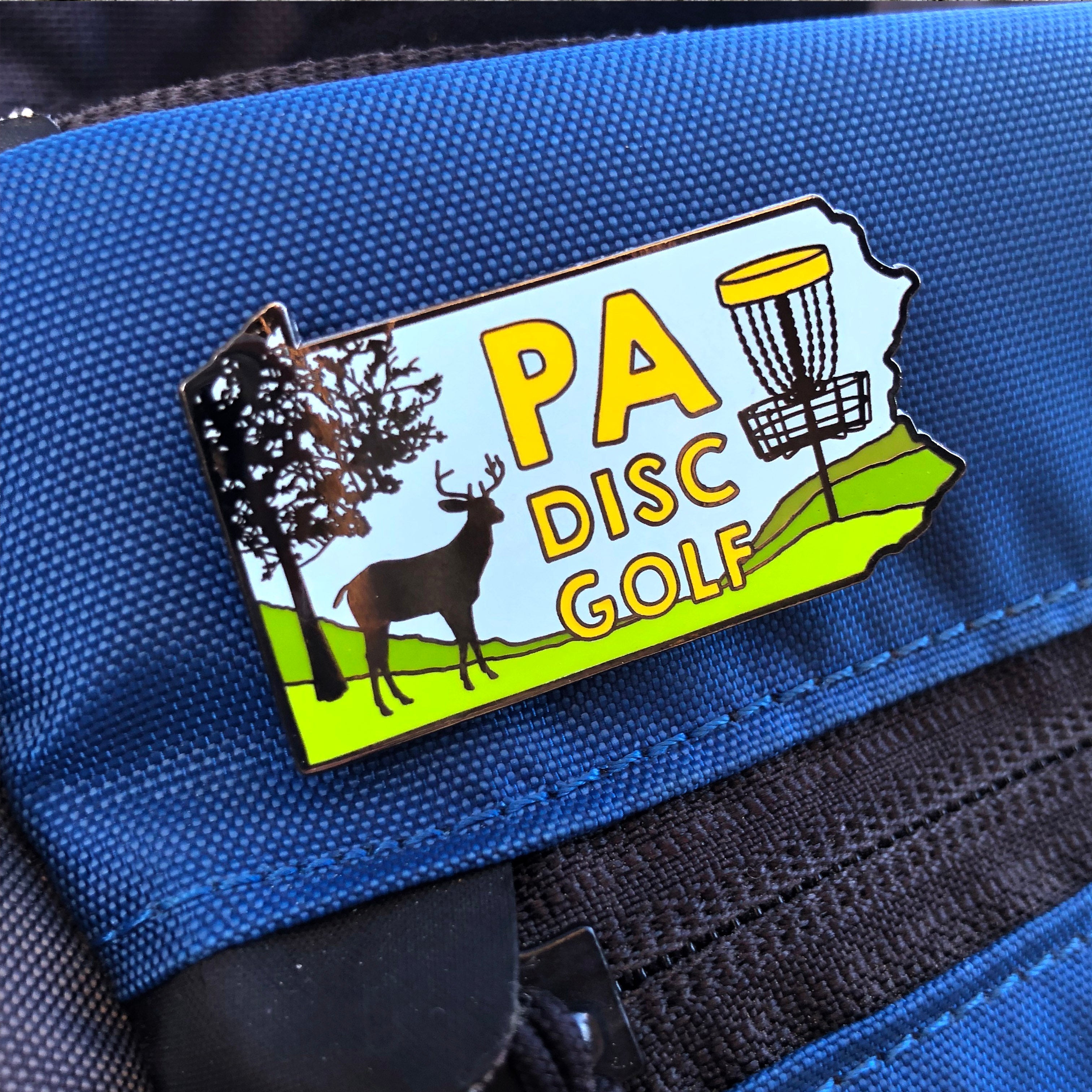 Pennsylvania Disc Golf Pin - Gotta Go Gotta Throw