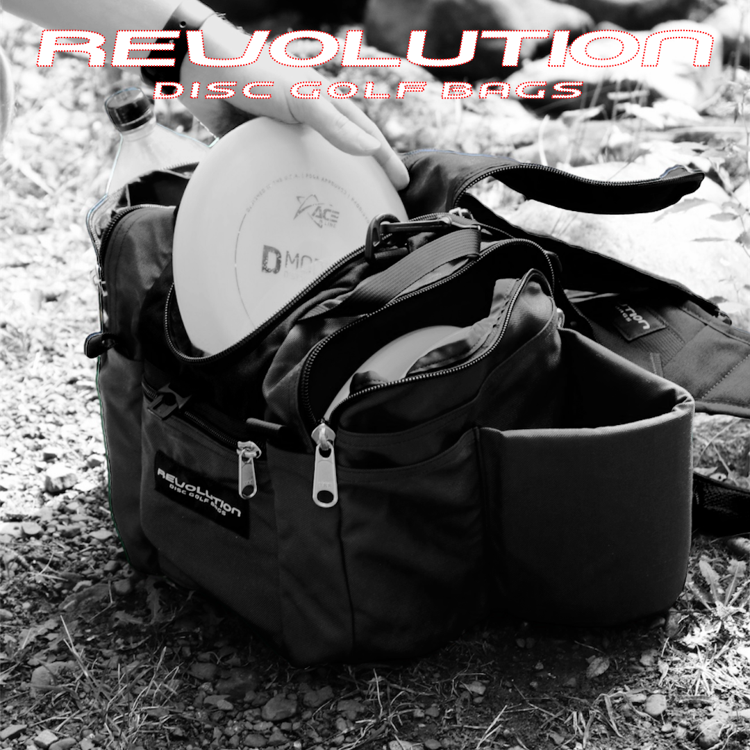 Revolution Mini Deluxe V3 Disc Golf Bag - Olive Green - Gotta Go Gotta Throw