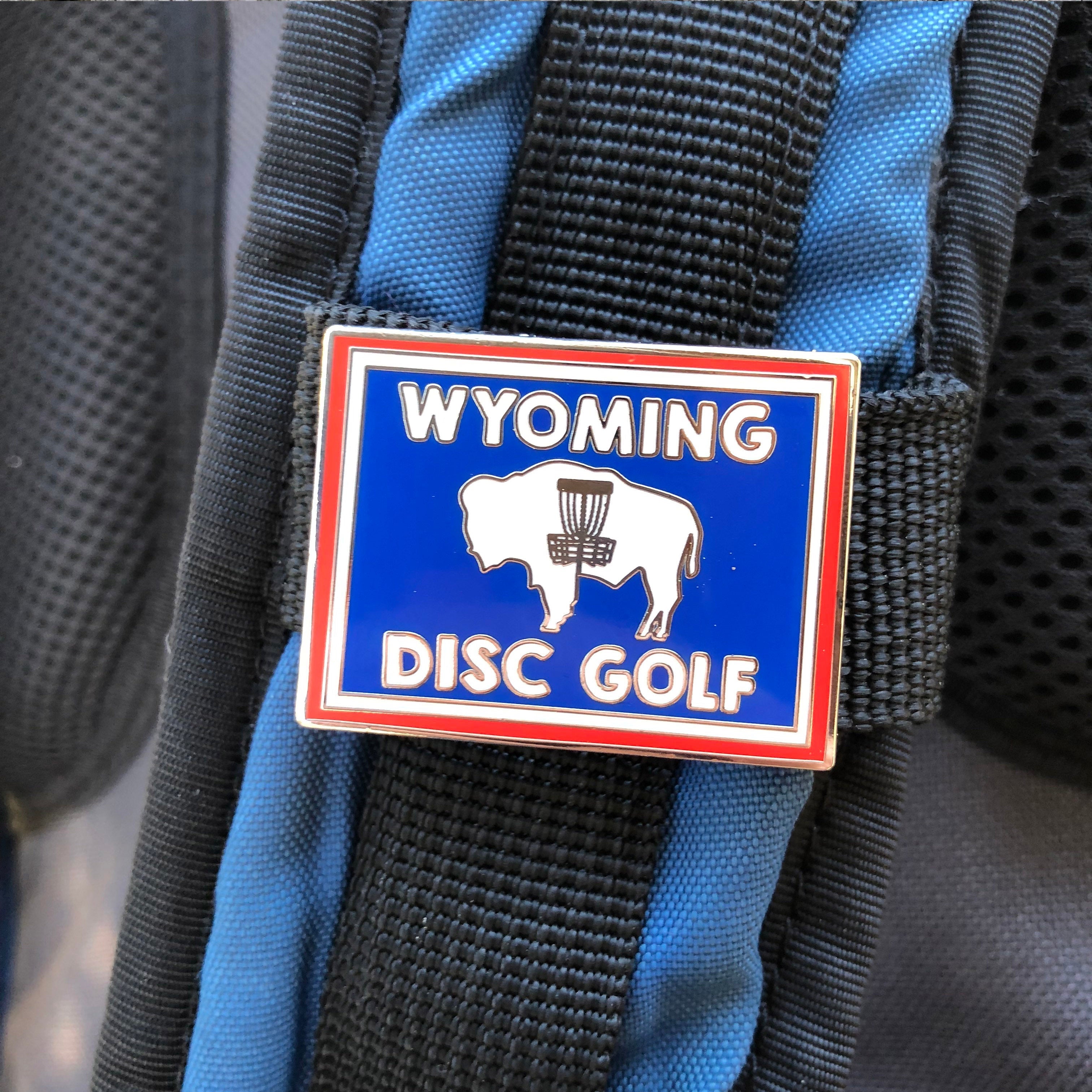 Wyoming Disc Golf Pin - Gotta Go Gotta Throw