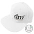 Discmania Apparel White Discmania DM Logo Cotton Twill Snapback Disc Golf Hat