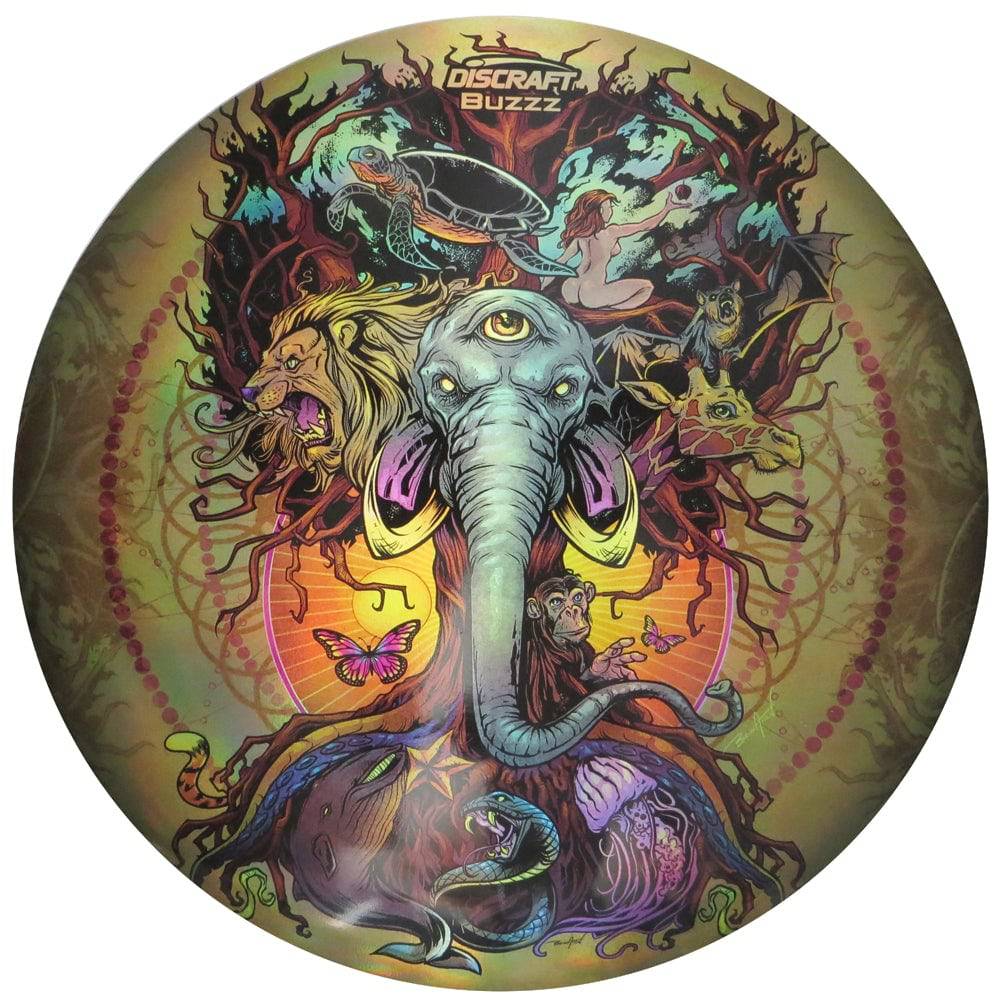 Discraft Golf Disc Plain Prism / 177-180g Discraft Full Foil Tree of Life SuperColor ESP Buzzz Midrange Golf Disc