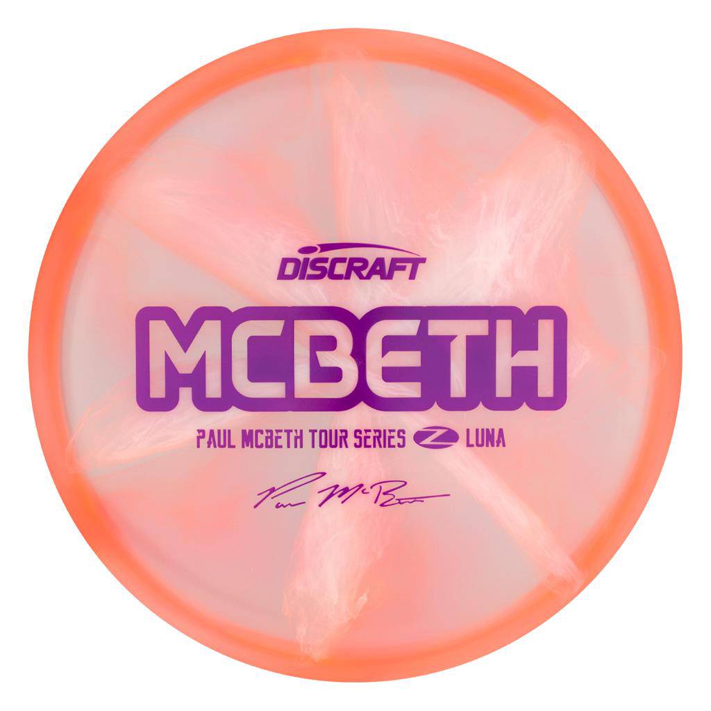 Discraft Golf Disc Discraft Limited Edition 2020 Tour Series Paul McBeth Swirl Elite Z Luna Putter Golf Disc