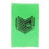 Dynamic Discs Accessory Lime Green Dynamic Discs Wheat Shield Disc Golf Towel