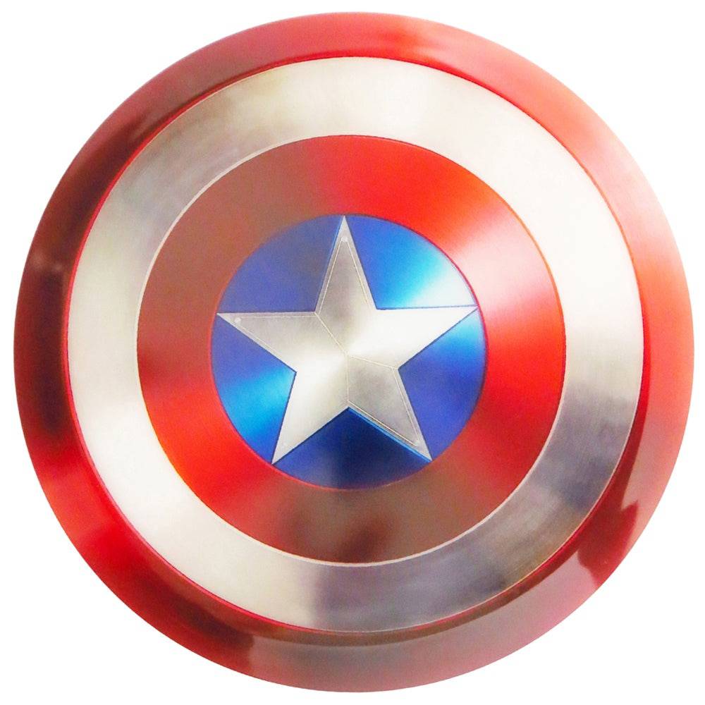 Dynamic Discs Golf Disc Dynamic Discs Marvel Captain America DyeMax Shield Fuzion Suspect Midrange Golf Disc