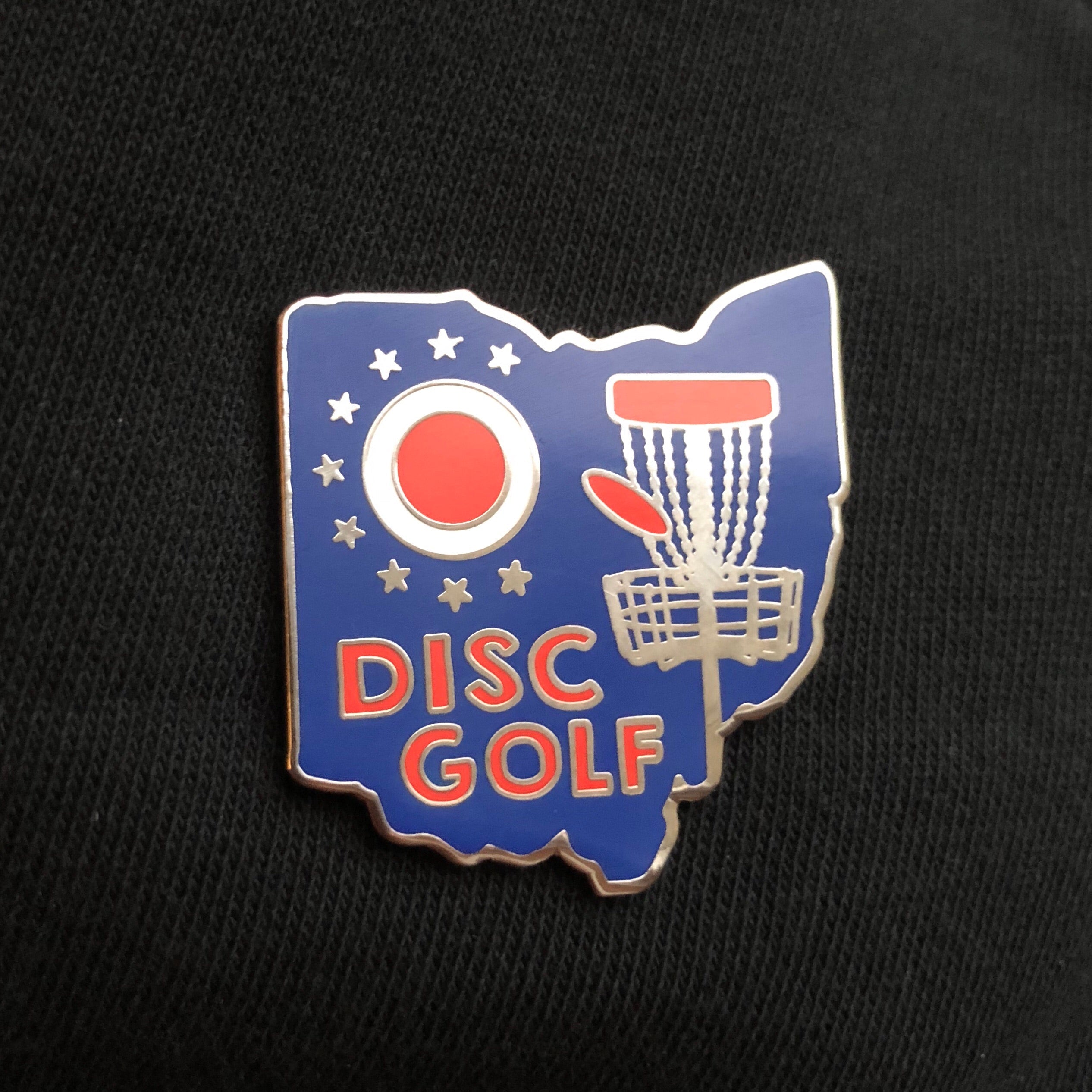 Ohio Disc Golf Pin - Gotta Go Gotta Throw