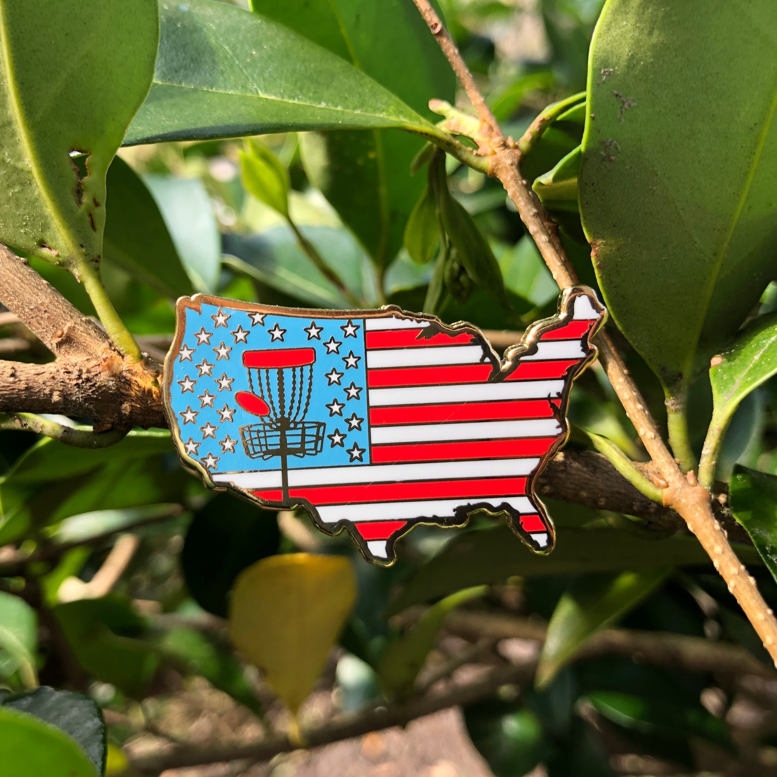 USA Disc Golf Pin - Gotta Go Gotta Throw