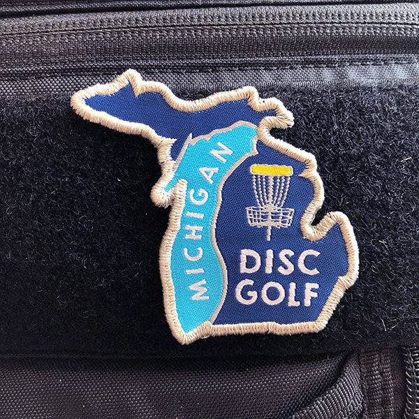 Michigan Disc Golf Patch - Gotta Go Gotta Throw
