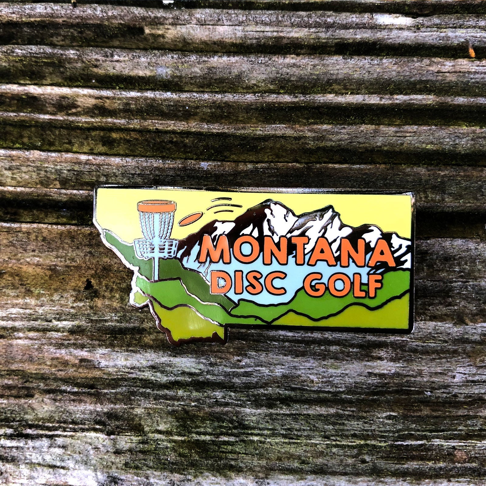 Montana Disc Golf Pin - Gotta Go Gotta Throw