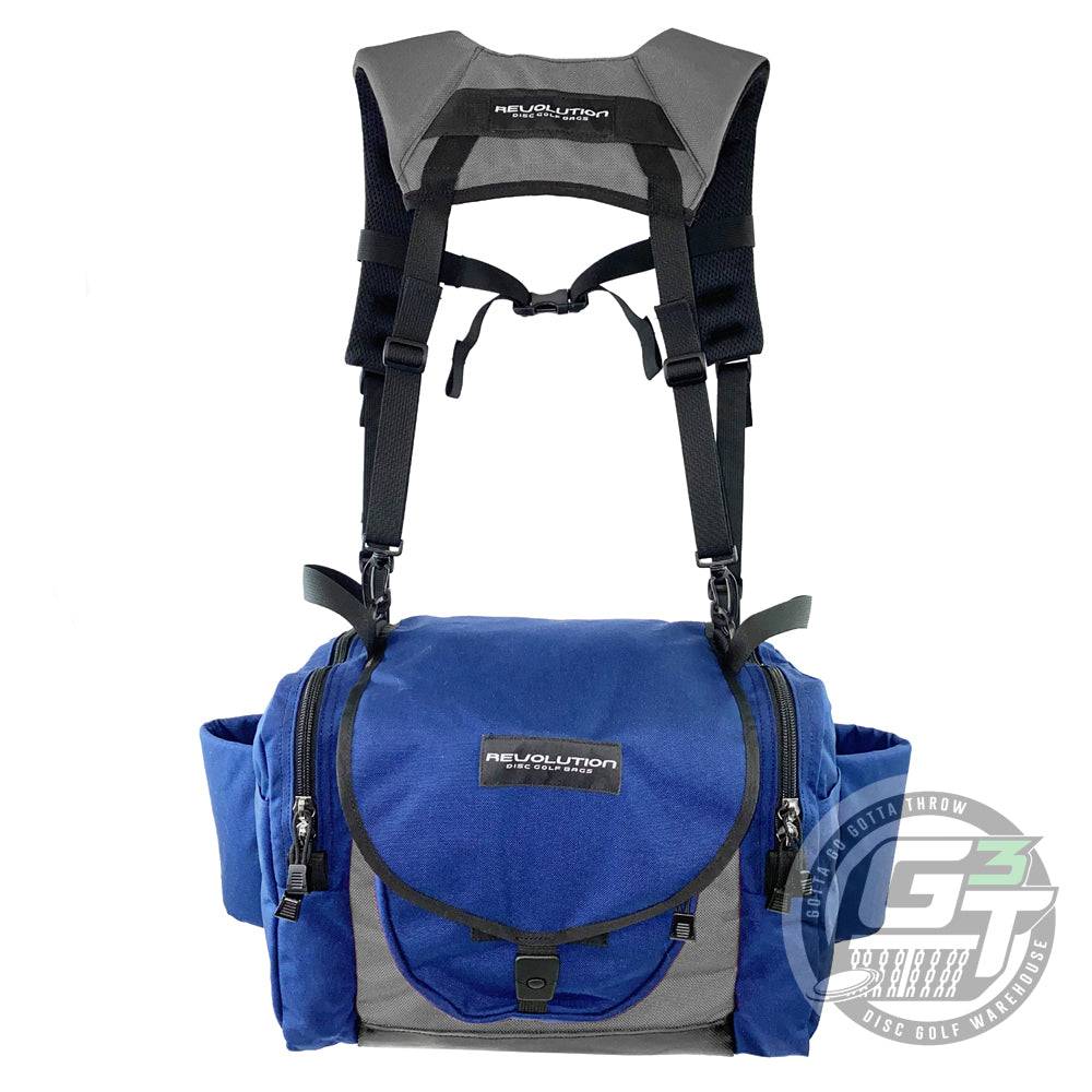 Revolution Disc Golf Bag Navy Blue / Gray / Navy Blue Revolution Carolina Team Disc Golf Bag