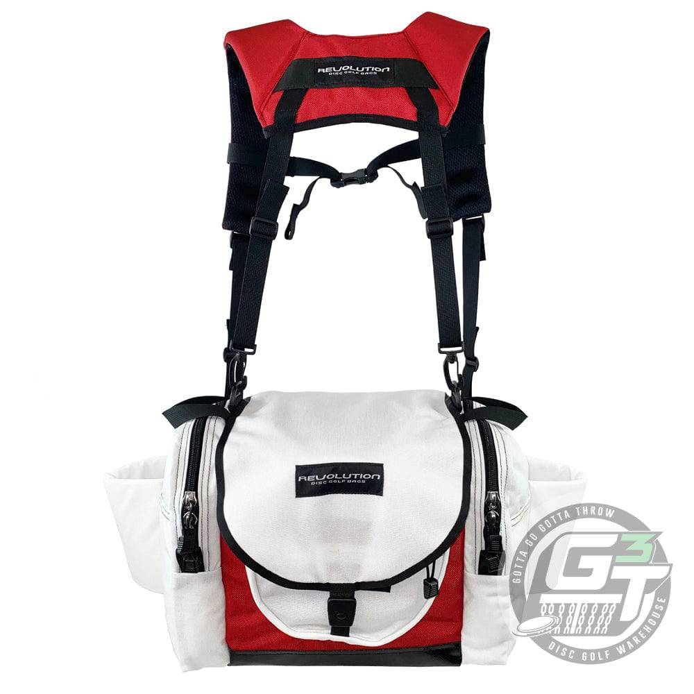Revolution Disc Golf Bag White / Red / White Revolution Carolina Team Disc Golf Bag