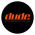 DUDE Accessory Black DUDE Round Logo Sticker