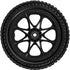 Dynamic Discs Cart Black Dynamic Discs ZUCA Cart Replacement Tubeless Foam Wheels (Pair)
