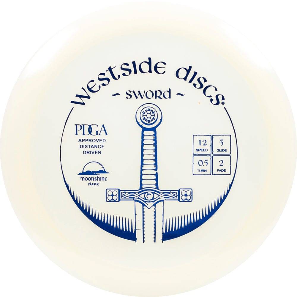 Westside Discs Golf Disc Westside Moonshine Glow VIP Sword Distance Driver Golf Disc